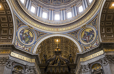 Image showing Basilica of saint Peter, Vatican city, Vatican