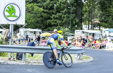 Image showing The Cyclist Michael Rogers - Tour de France 2014