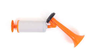 Image showing Manual air horn isolated