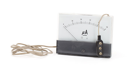 Image showing Old meter isolated