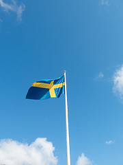 Image showing Swedish flag