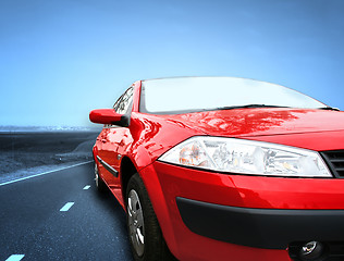 Image showing Red car