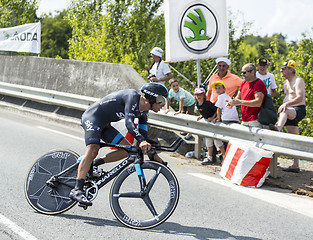 Image showing The Cyclist Richie Porte - Tour de France 2014