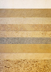 Image showing Marble samples