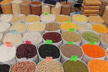 Image showing Beans and Grains