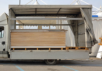 Image showing Plywood delivery