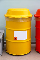 Image showing Yellow barrel