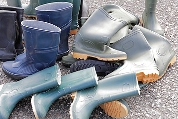 Image showing Rubber boots