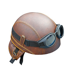 Image showing Helmet with goggles