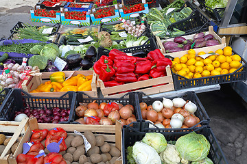 Image showing Farmers market