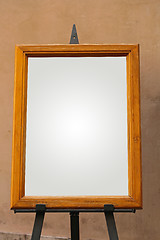 Image showing Frame on easel