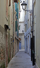 Image showing Narrow street Trieste