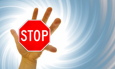 Image showing Stop sign