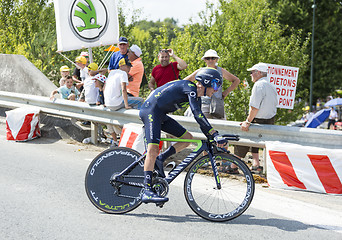 Image showing The Cyclist John Gadret- Tour de France 2014