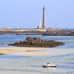 Image showing Ile Vierge and his lighthouse