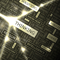 Image showing THINKING