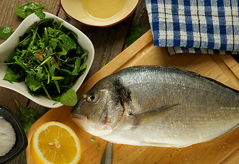Image showing Cooking Dorado Fish