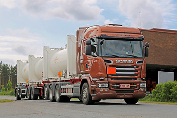 Image showing Scania R520 Euro 6 Tank Truck on the Road