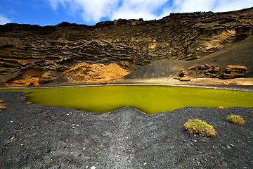 Image showing water  coastline and in el golfo 