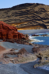 Image showing in el golfo lanzarote spain musk po