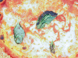 Image showing Margherita pizza background