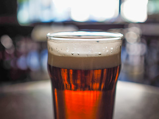 Image showing Pint of beer