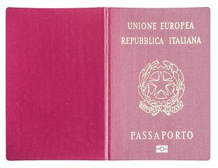 Image showing Italian Passport