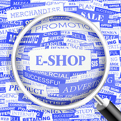 Image showing E-SHOP