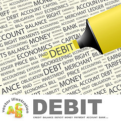 Image showing DEBIT.