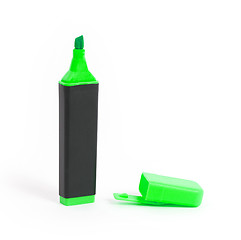 Image showing Green highlighter isolated