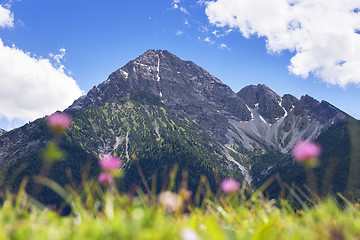 Image showing View to summit of Thaneller