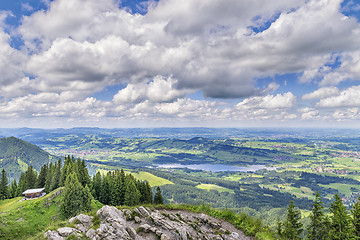 Image showing View to Allgaeu