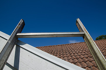 Image showing Top of a ladder