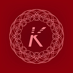 Image showing Monogram K