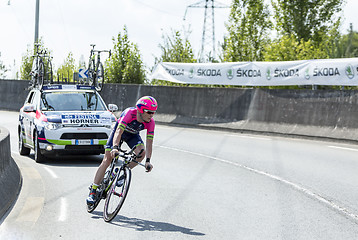 Image showing The Cyclist Chris Horner - Tour de France 2014