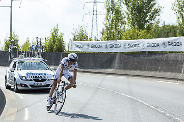 Image showing The Cyclist Brice Feillu - Tour de France 2014