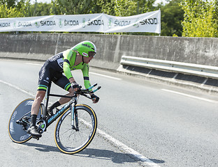 Image showing The Cyclist Steven Kruijswijk - Tour de France 2014