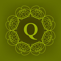 Image showing Monogram Q Design 