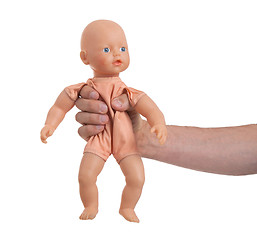 Image showing Adult with baby toy (no trademark)