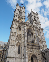 Image showing Westminster Abbey in London