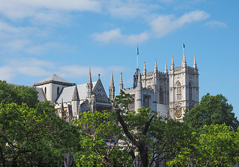 Image showing Westminster Abbey in London