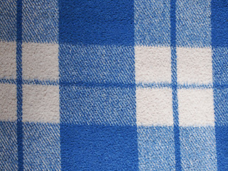 Image showing Blue tartan background