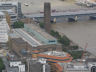 Image showing Aerial view of London