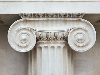 Image showing Ionic capital