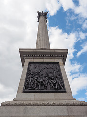 Image showing Nelson Column in London