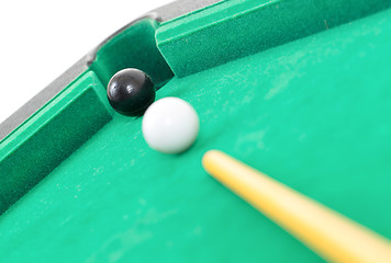 Image showing Snooker balls