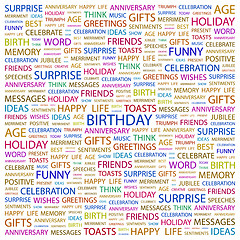 Image showing BIRTHDAY