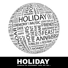 Image showing HOLIDAY.