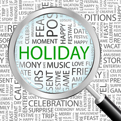 Image showing HOLIDAY.