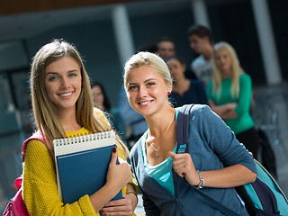 Image showing students group  study